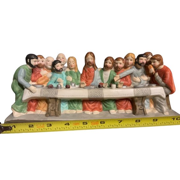 The Last Supper Religious Ceramic Figurine - Picture 11 of 11